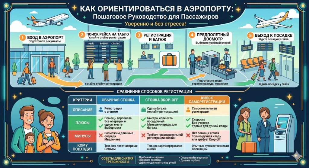 Как ориентироваться в аэропорту